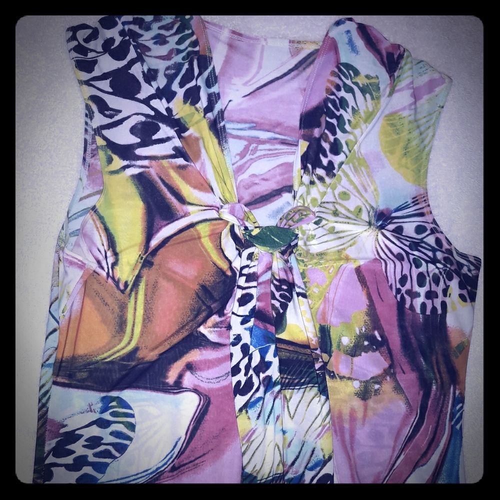 Flower design blouse